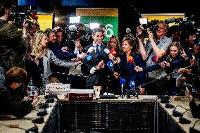 D66 Party Leader Rob Jetten After Elections - The Hague