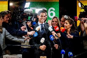 D66 Party Leader Rob Jetten After Elections - The Hague