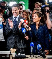 D66 Party Leader Rob Jetten After Elections - The Hague