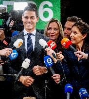 D66 Party Leader Rob Jetten After Elections - The Hague