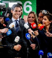 D66 Party Leader Rob Jetten After Elections - The Hague