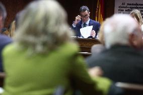 Pedro Sanchez Testifies on Koldo Case - Madrid