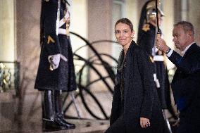 Diner at the Elysee Palace for the 8th Paris Peace Forum - Paris