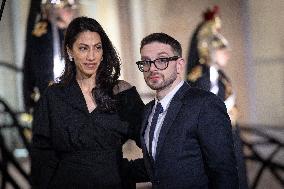 Diner at the Elysee Palace for the 8th Paris Peace Forum - Paris