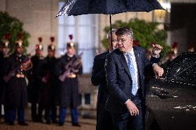 Diner at the Elysee Palace for the 8th Paris Peace Forum - Paris