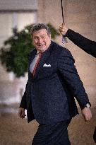 Diner at the Elysee Palace for the 8th Paris Peace Forum - Paris