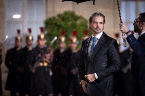 Diner at the Elysee Palace for the 8th Paris Peace Forum - Paris