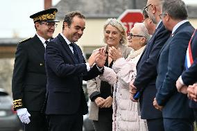 PM Sebastien Lecornu Visits the Carentan Health Centre - France