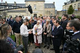 PM Sebastien Lecornu Visits the Carentan Health Centre - France