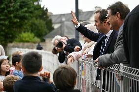 PM Sebastien Lecornu Visits the Carentan Health Centre - France