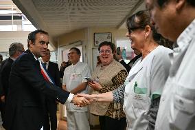 PM Sebastien Lecornu Visits the Carentan Health Centre - France