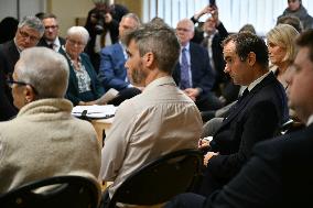 PM Sebastien Lecornu Visits the Carentan Health Centre - France