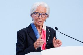 ECB President Christine Lagarde Press Conference - Florence