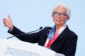 ECB President Christine Lagarde Press Conference - Florence