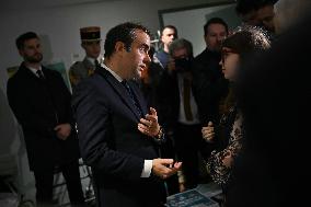 PM Sebastien Lecornu Visits the Carentan Health Centre - France