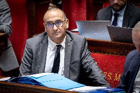 Parliamentary window of the Rassemblement National at the National Assembly - Paris AJ