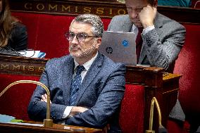Parliamentary window of the Rassemblement National at the National Assembly - Paris AJ
