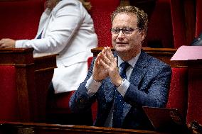 Parliamentary window of the Rassemblement National at the National Assembly - Paris AJ