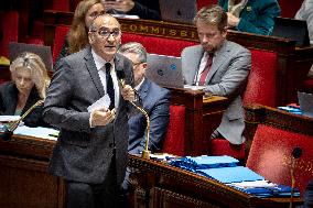 Parliamentary window of the Rassemblement National at the National Assembly - Paris AJ