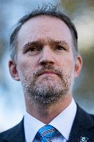 US Trade Representative Jamieson Greer Speaks to Media