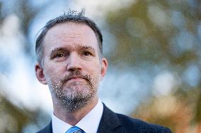 US Trade Representative Jamieson Greer Speaks to Media