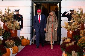 President Trump, First Lady Melania Trump Host White House Halloween Event