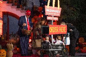 President Trump, First Lady Melania Trump Host White House Halloween Event