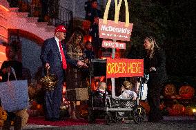 President Trump, First Lady Melania Trump Host White House Halloween Event
