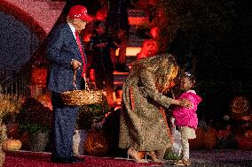 President Trump, First Lady Melania Trump Host White House Halloween Event