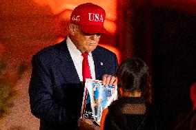 President Trump, First Lady Melania Trump Host White House Halloween Event