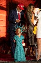 President Trump, First Lady Melania Trump Host White House Halloween Event