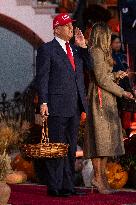President Trump, First Lady Melania Trump Host White House Halloween Event