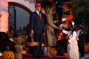 President Trump, First Lady Melania Trump Host White House Halloween Event