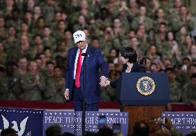 U.S. President Trump at Yokosuka base