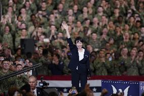 U.S. President Trump at Yokosuka base
