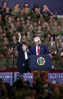 U.S. President Trump at Yokosuka base