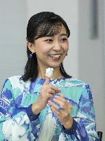 Princess Kako paints pottery