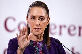 President Claudia Sheinbaum News Conference - Mexico