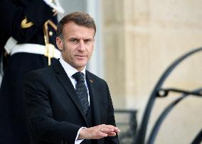 Macron Welcomes Prime Minister Of The Republic Of Armania Nikol Pachinian - Paris