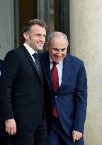 Macron Welcomes Prime Minister Of The Republic Of Armania Nikol Pachinian - Paris