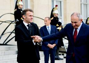 Macron Welcomes Prime Minister Of The Republic Of Armania Nikol Pachinian - Paris