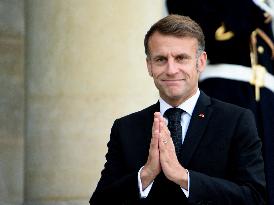 Macron Welcomes Prime Minister Of The Republic Of Armania Nikol Pachinian - Paris
