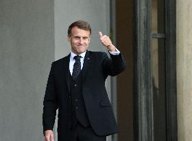 Macron Welcomes Prime Minister Of The Republic Of Armania Nikol Pachinian - Paris