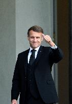 Macron Welcomes Prime Minister Of The Republic Of Armania Nikol Pachinian - Paris