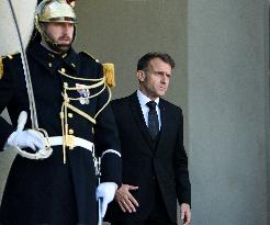 Macron Welcomes Prime Minister Of The Republic Of Armania Nikol Pachinian - Paris