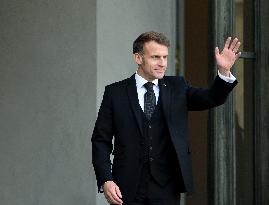 Macron Welcomes Prime Minister Of The Republic Of Armania Nikol Pachinian - Paris