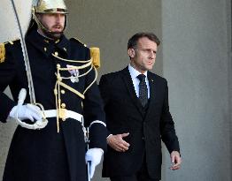 Macron Welcomes Prime Minister Of The Republic Of Armania Nikol Pachinian - Paris