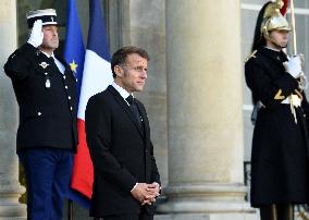 Macron Welcomes Prime Minister Of The Republic Of Armania Nikol Pachinian - Paris