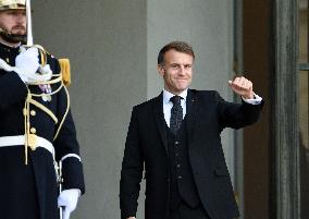 Macron Welcomes Prime Minister Of The Republic Of Armania Nikol Pachinian - Paris