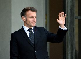 Macron Welcomes President Of The Council Of The Togolese Republic Faure Gnassingbe - Paris